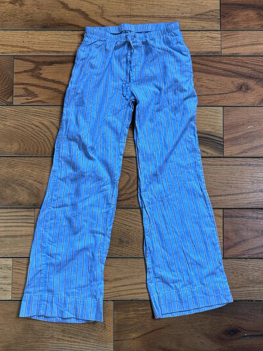 Auden Blue Red Striped Sleep Pants Size XS